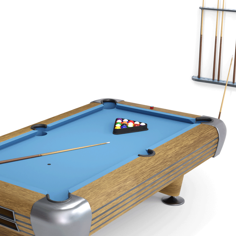 Modern pool table